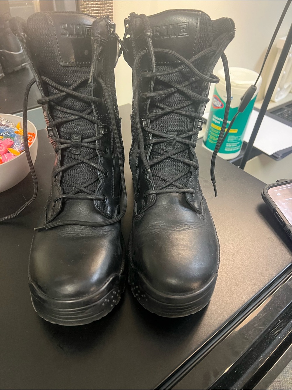 5.11 Tactical Black Women's Combat Boots